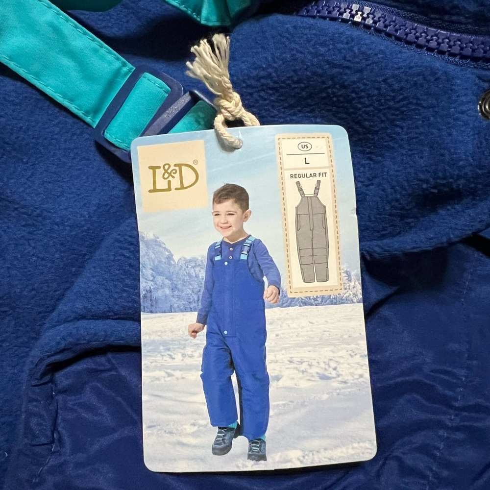 Kids Blue Overalls - Picture 4 of 10